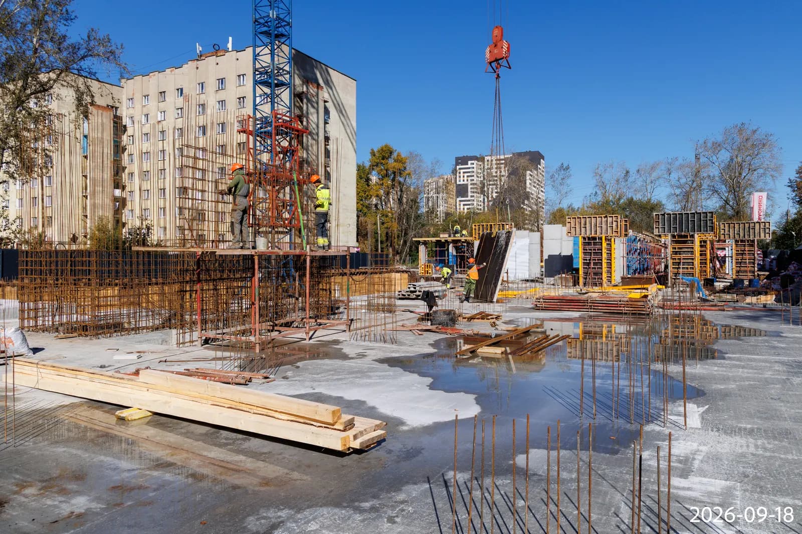Куйбышева 143: ход строительства, сентябрь 2026