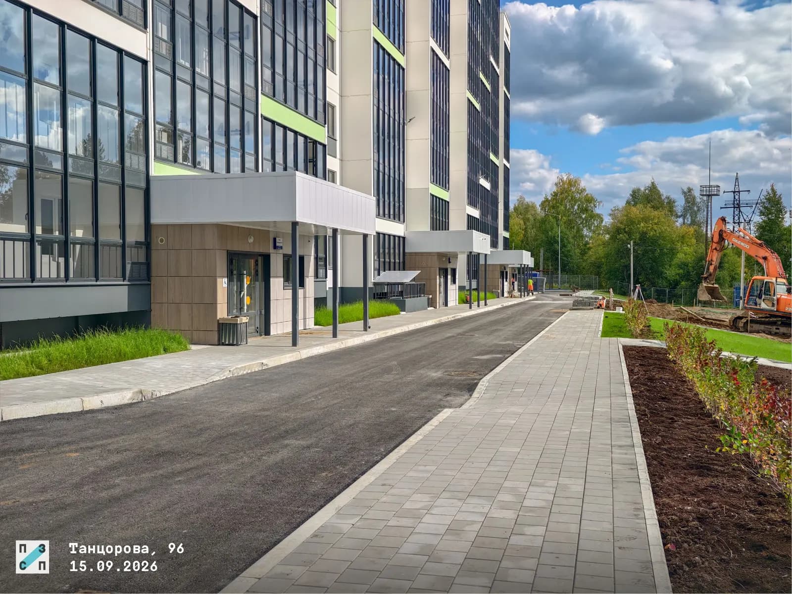 Жилой дом, Пермь, Улица Танцорова: ход строительства, сентябрь 2026