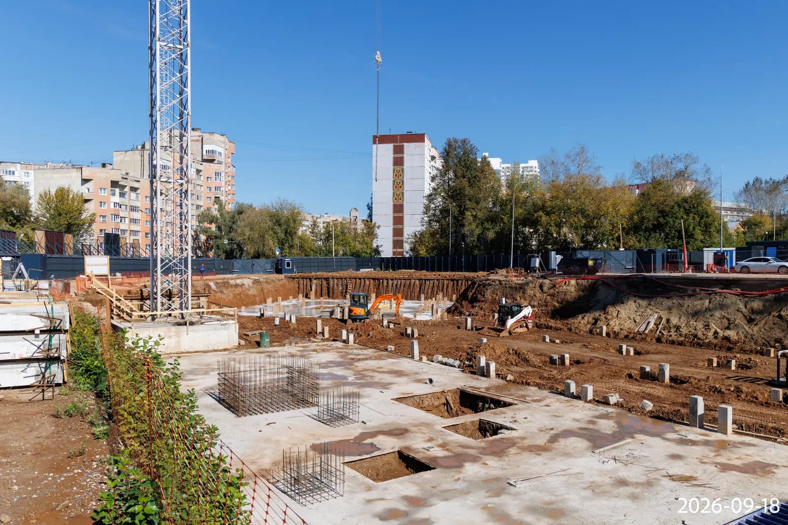 Юность: ход строительства, сентябрь 2026