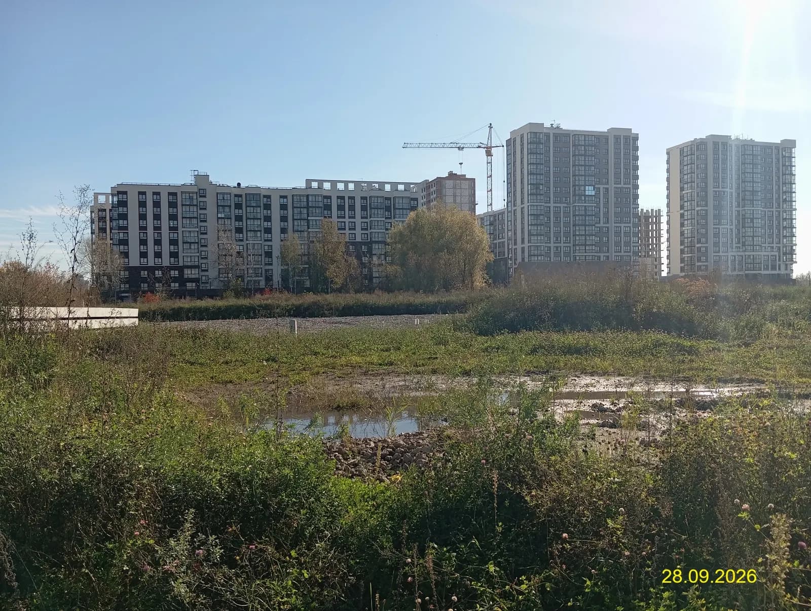 Огни на Строителей: ход строительства, сентябрь 2026