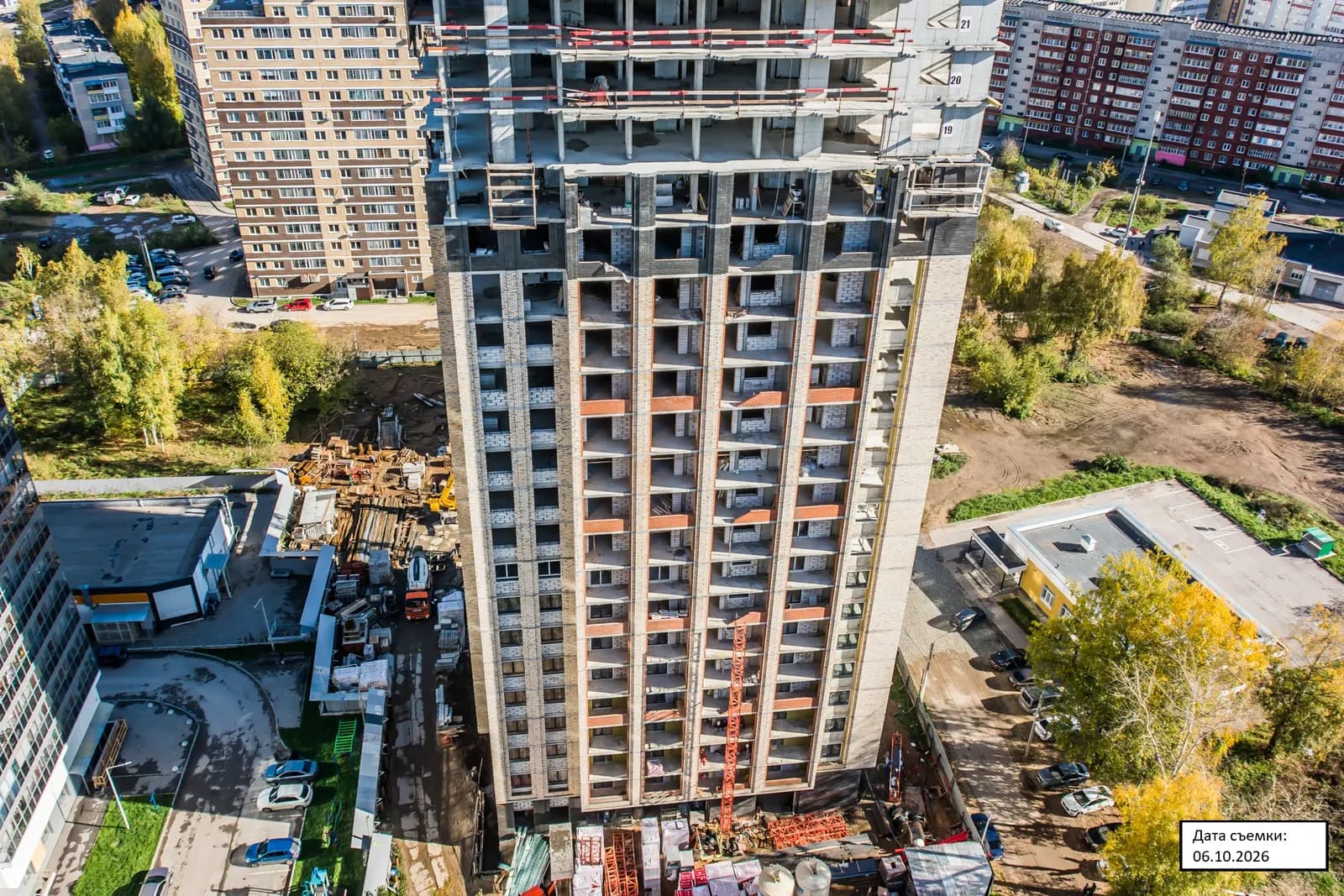 ПОРТА21: ход строительства, октябрь 2026