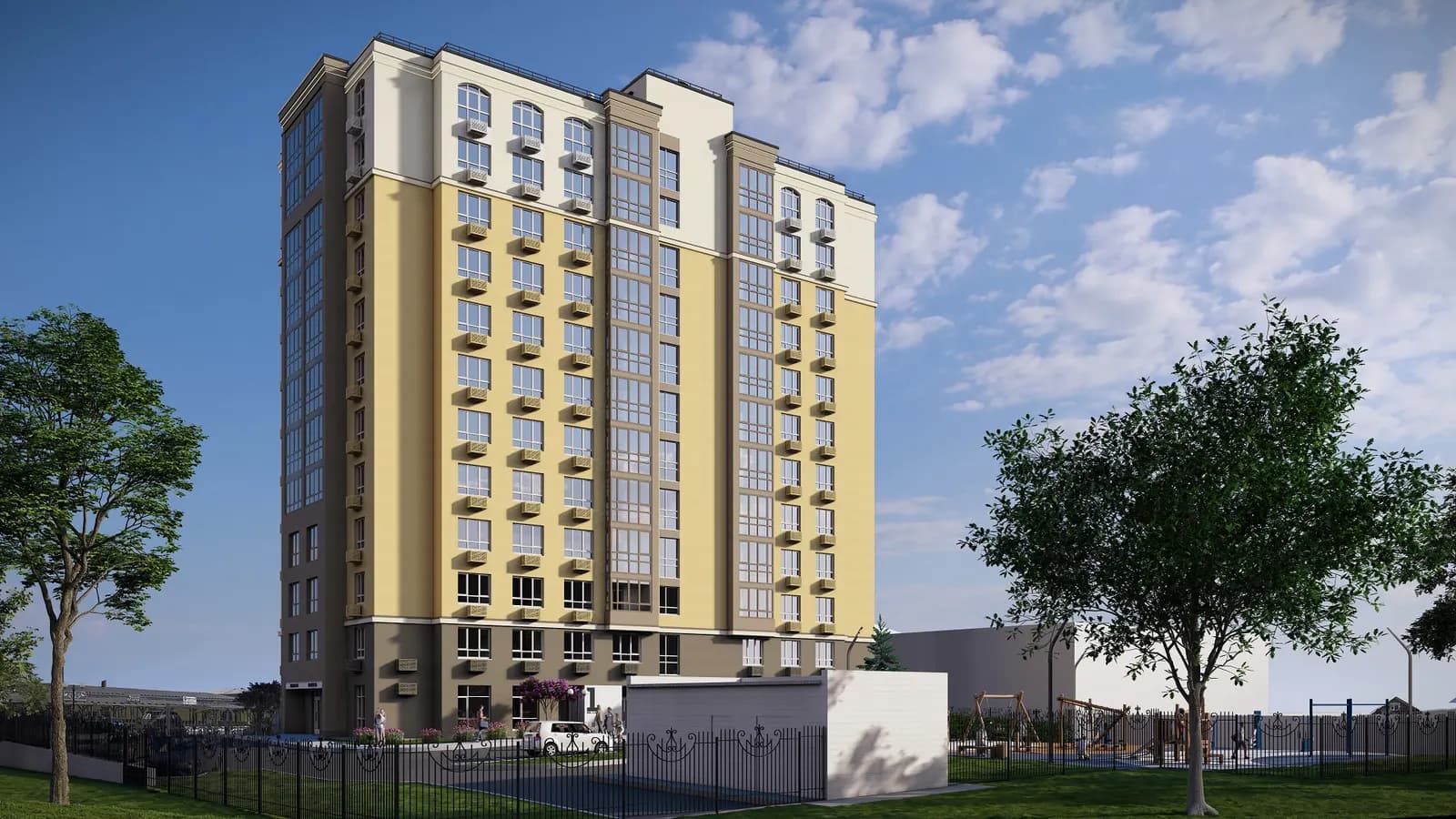 Жилой дом, Кунгур, Улица Карла Маркса — визуализация 2